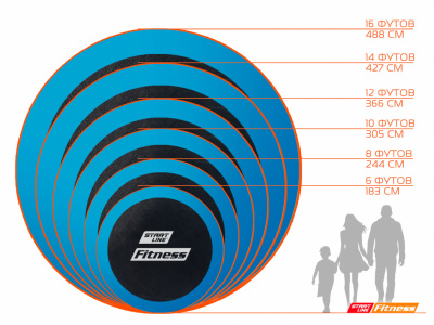 Батут Start-Line  6 футов (183 см) с внутренней сеткой